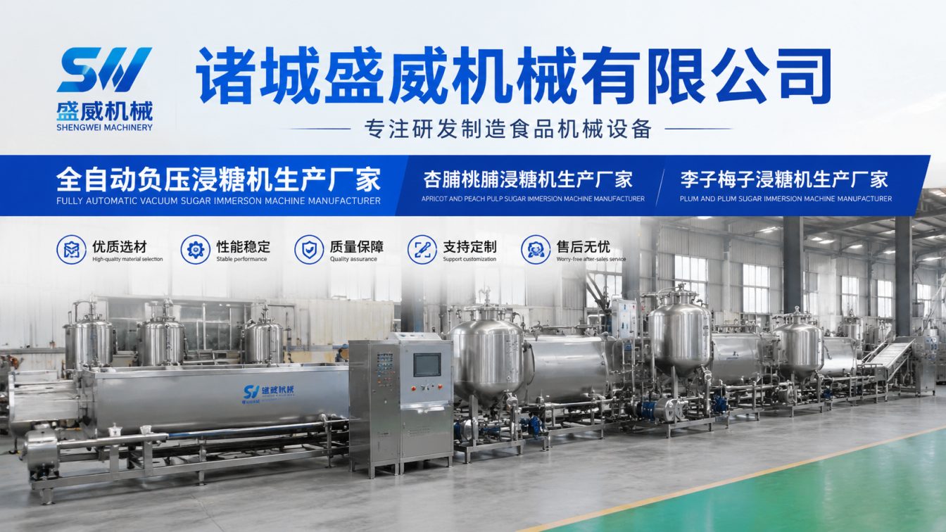海南藏族自治州为果脯加工提供负压浸糖方案